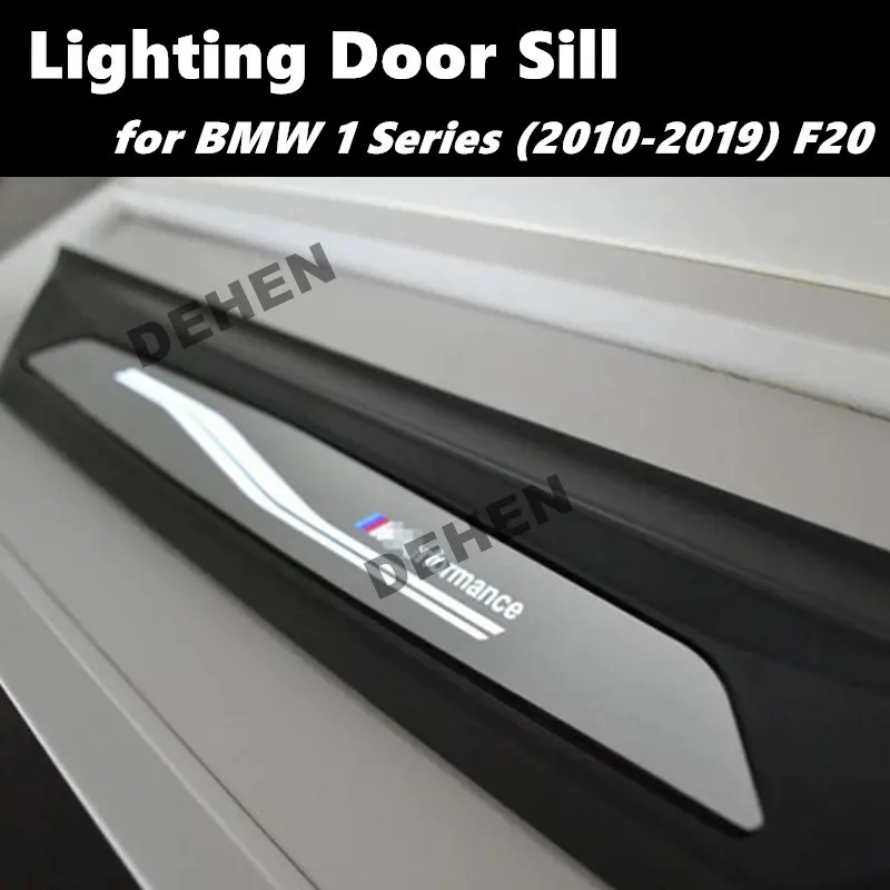 Пара осветительных порогов дверей для BMW 1 серии F20 2012-2019 светодиодный M
