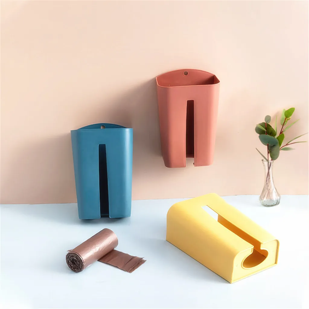 Самоклеящийся настенный держатель для бумажных полотенец коробка хранения