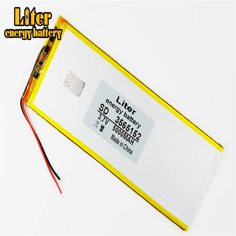 3565152 3 7 V 5000MAH 3565150 литий ионный полимерный/литий аккумулятор для планшетного ПК