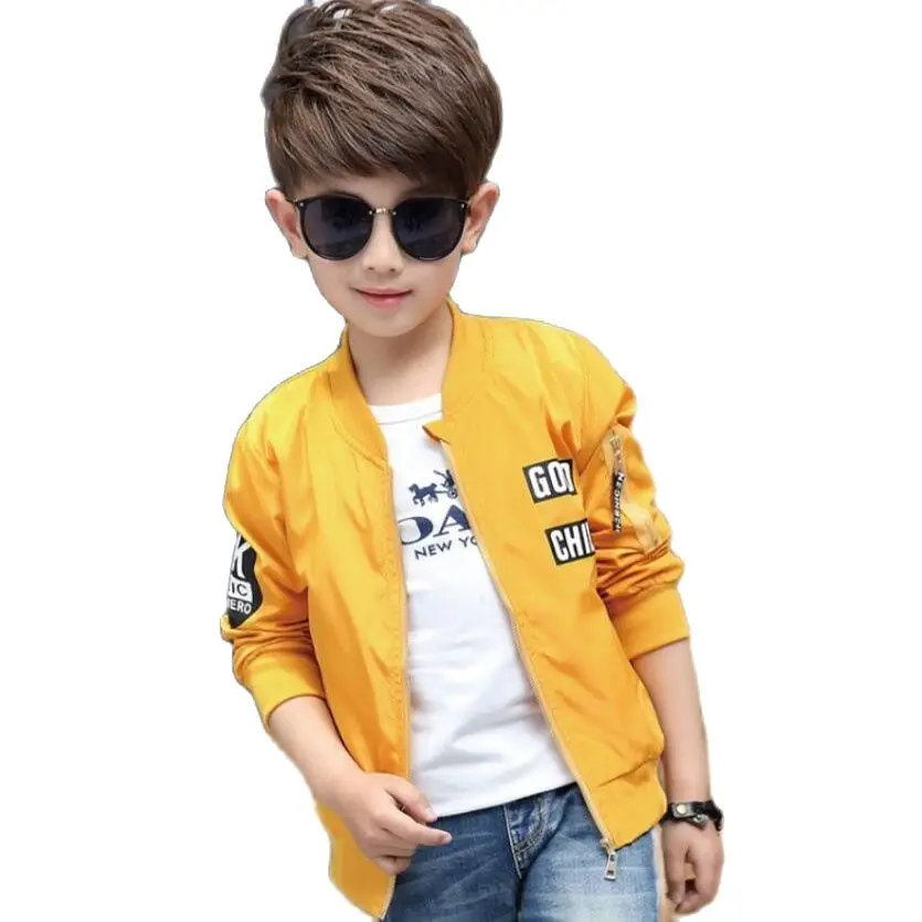 Весенняя куртка для мальчиков От 3 до 11 лет Детская одежда длинные рукава с