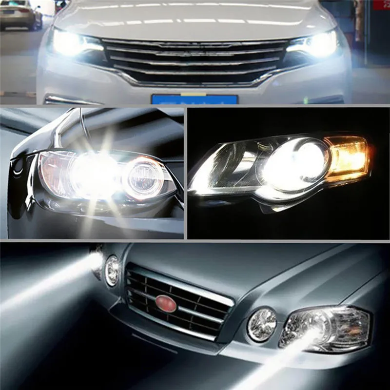 1 шт. Автомобильные светодиодные лампы H1 H3 H4 H7 H11 9006 4014 57 SMD 6000K | Автомобили и