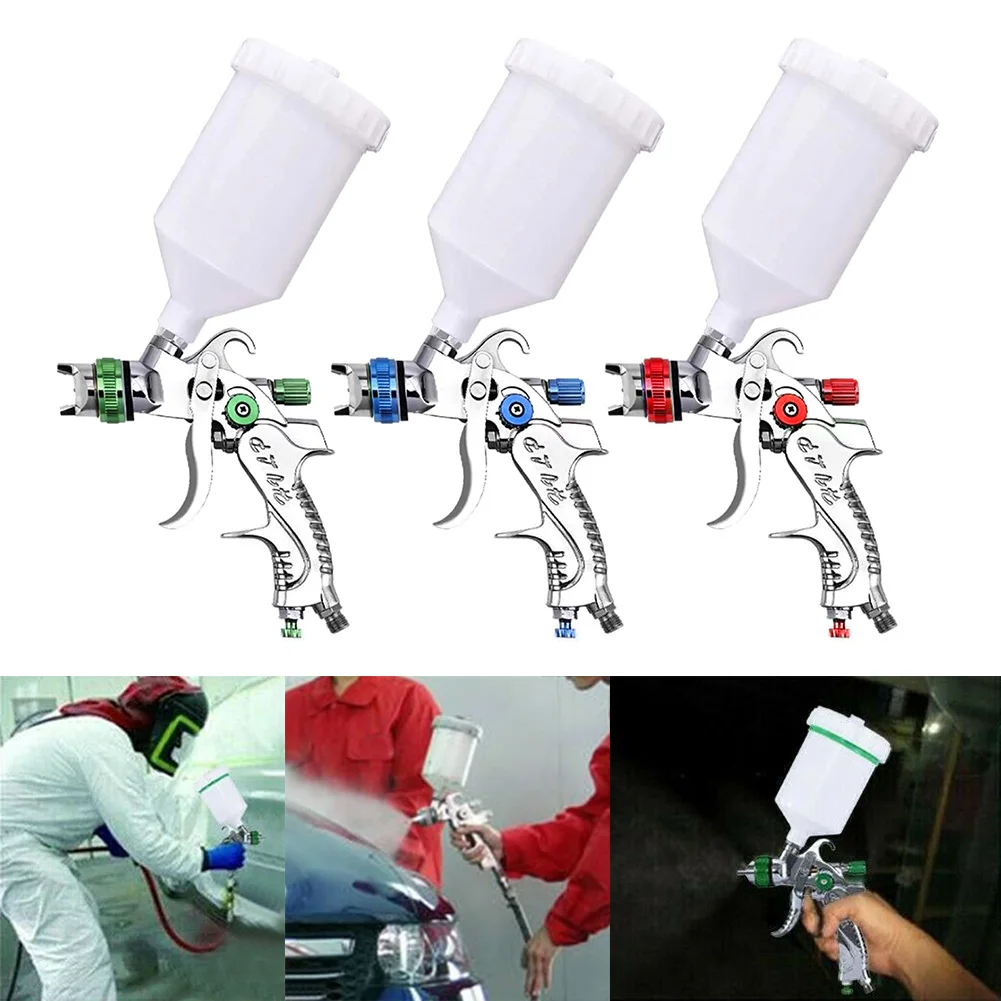 

Пластиковый лист/доска Краски Воздушный пистолет пневматические самотеком грунтовка для автомобилей 1,4 мм 1,7 мм 2,0 мм сопло автомобиля Крас...