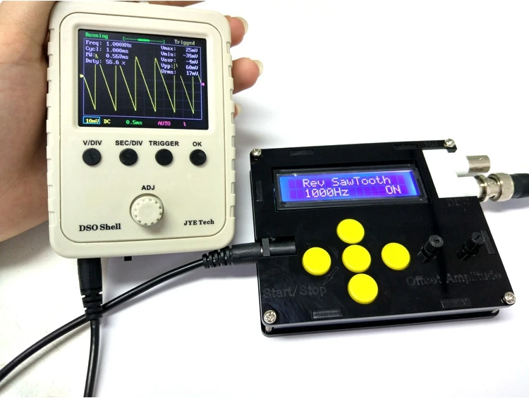 Новый генератор сигналов с функцией DDS синусоидальный треугольный