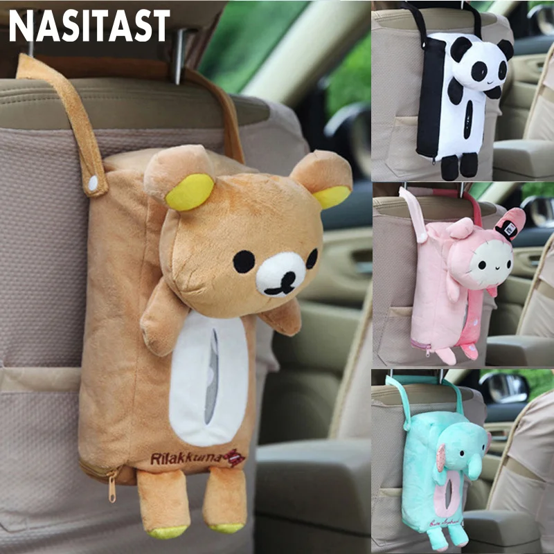 Милый портативный чехол с мишкой пандой для салфеток бумажные держатели товары