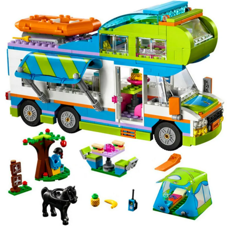 Building Blocks Bricks Toys Good Friends Girl Series The Motorhome building With Lepiningly 41339 Children Christmas Gift | Игрушки и