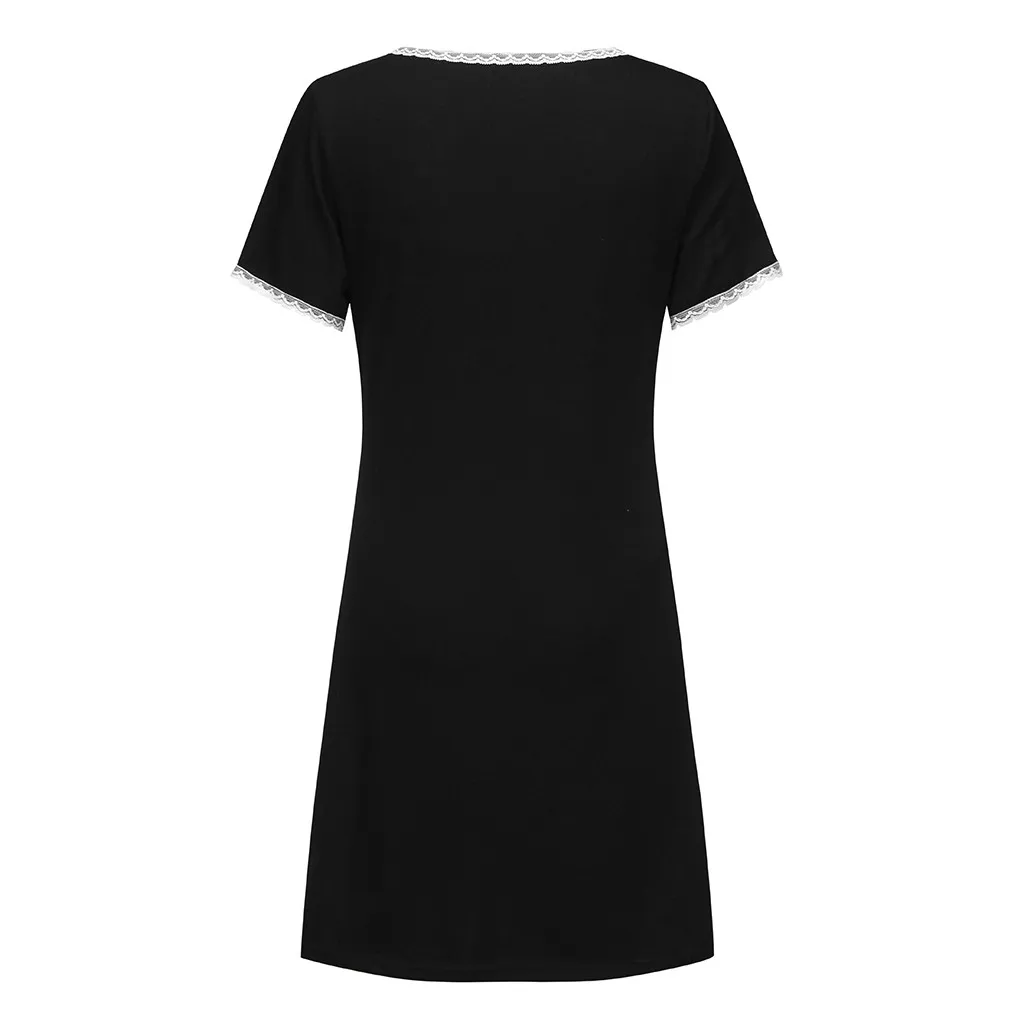 

Women's Maternity Short Sleeve Nursing Dress Breastfeeding Nightshirts Clothes zwangerschaps kleding grossesse