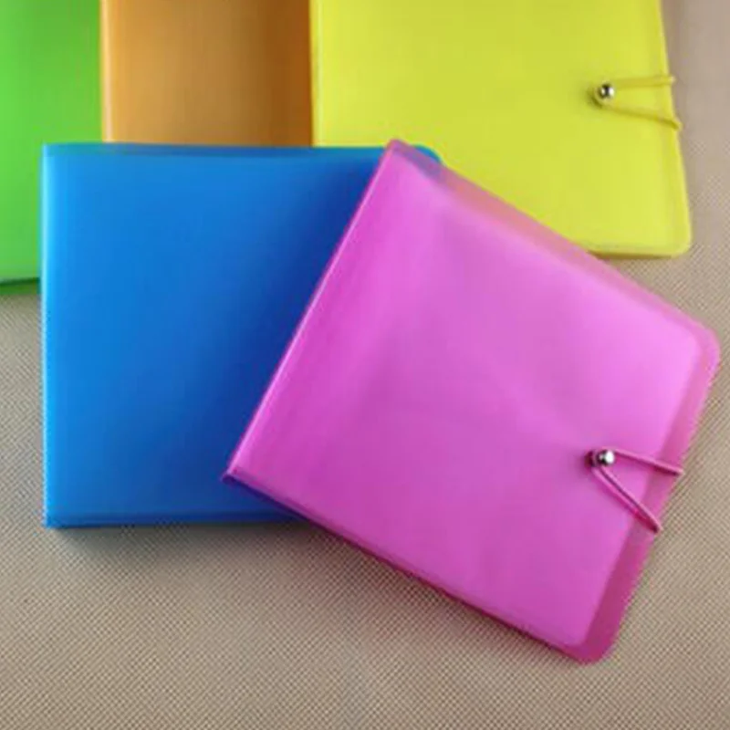 12 шт. чехол держатель для компакт дисков цветная брошюра музыка фильм пластик