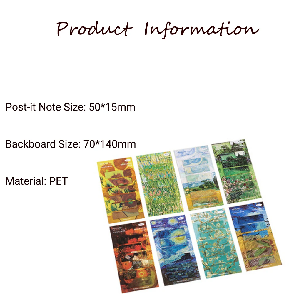 

90Sheets INS Style Painting Series Self Adhesive Label Decor Cute Note Memo Pad Marker Scrapbook Message Hand Account Sticker