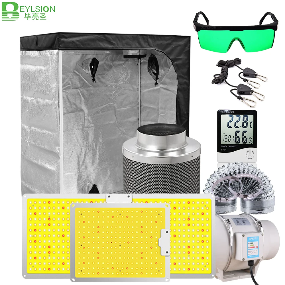

BEYLSION Grow Tent Complete Kit Grow Room Box Full Kit Plant Grow Lighting Parts Grow LED Lamp Hydroponics Indoor Growing System