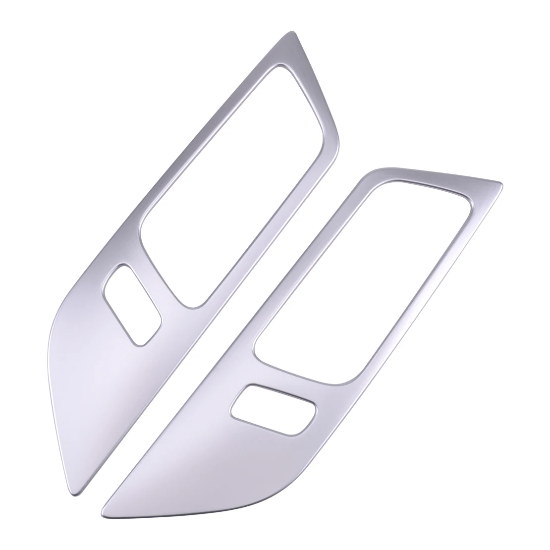 1 пара Автомобильная Серебристая накладка на внутреннюю дверную ручку Накладка