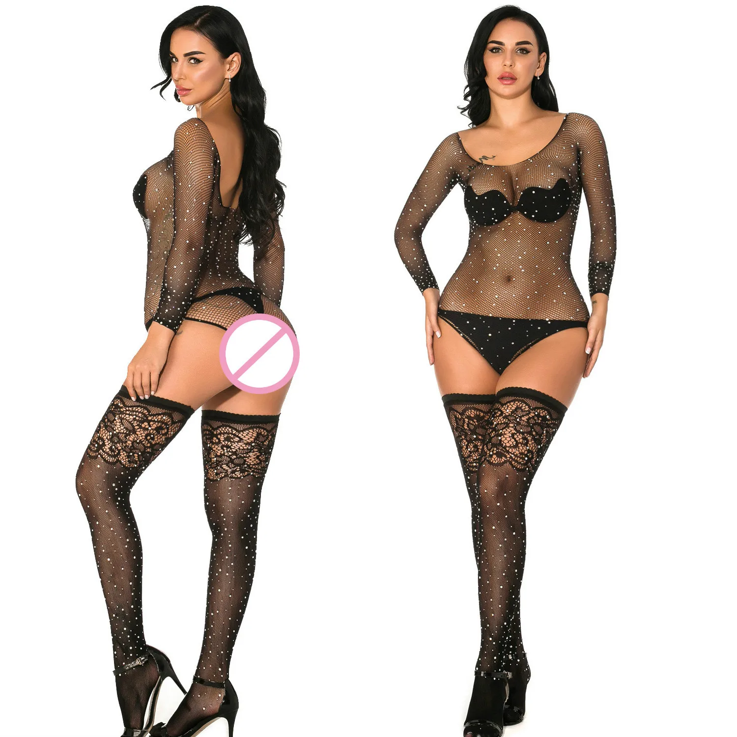 Облегающая Юбка с вышивкой и бриллиантами кружевной сексуальный комплект