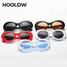 Классические очки Clout Goggle 5 шт.лот, овальные женские солнцезащитные очки Курта Кобейна, мужские и женские винтажные Ретро солнцезащитные очки UV400 Gafas De Sol