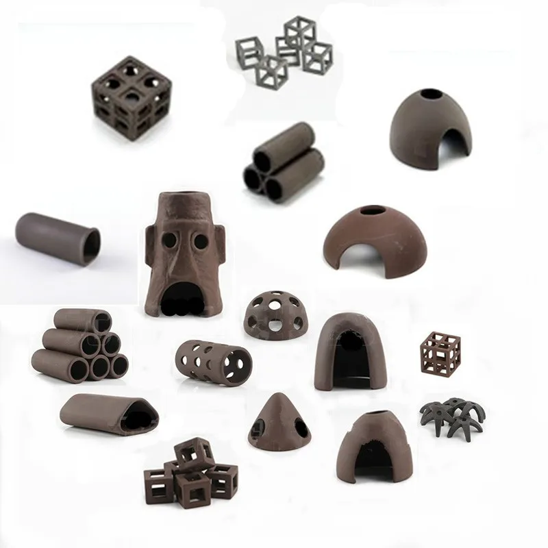 Ретро аквариум искусственный бочонок смола пещера украшение ландшафтное