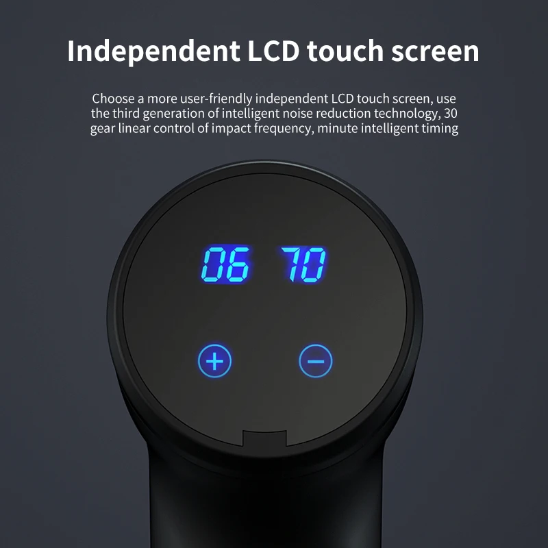 Массажер KLASVSA Электрический для глубокой релаксации мышц|Fascia чехол пистолет| |