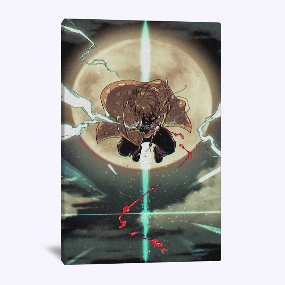 Fond D Ecran Demon Slayer Zenitsu Affiche Sur Toile Avec Images Modulaires De Style Nordique, Zenitsu  Agatsuma Demon Slayer Kimetsu No Yaiba, Peinture Murale, Décoration De  Maison - Peinture Et Calligraphie - AliExpress