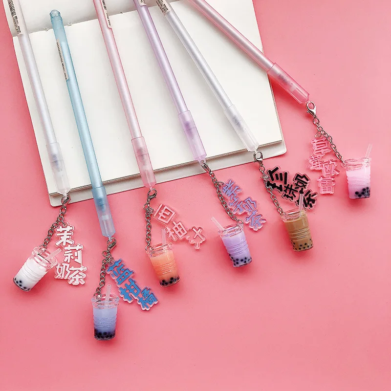1 шт. прекрасный молочный чай кулон гелевая ручка модная индивидуальная