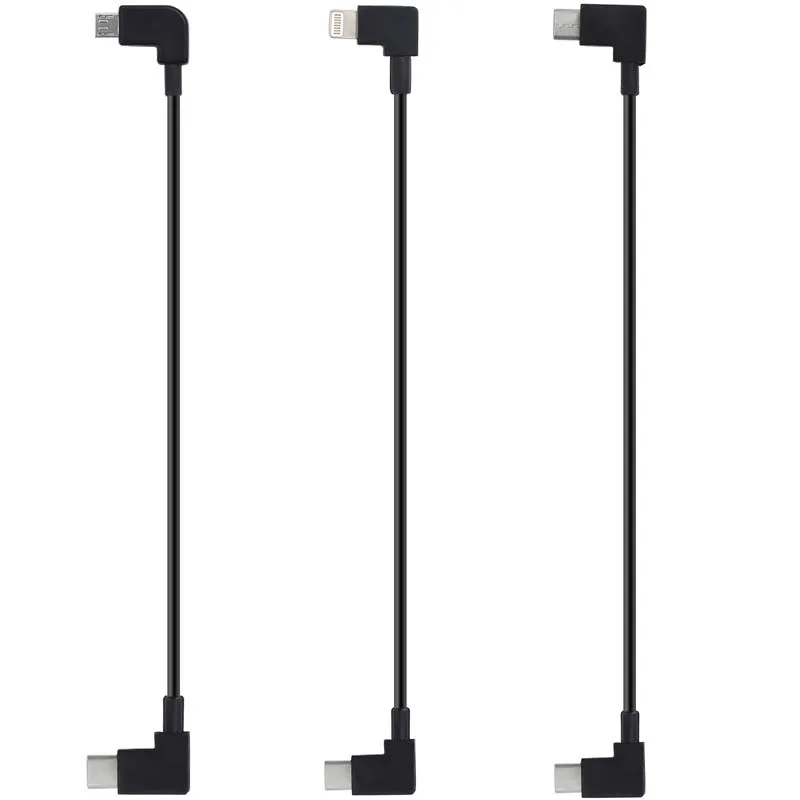 Mavic Air 2S контроллер OTG кабель передачи данных Type-C Micro USB IOS Lightning 30 см для DJI Mini 2 Drone
