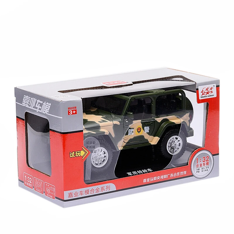 JIAYE 1/32 легкосплавная модель автомобиля с основанием Wrangler камуфляжная имитация