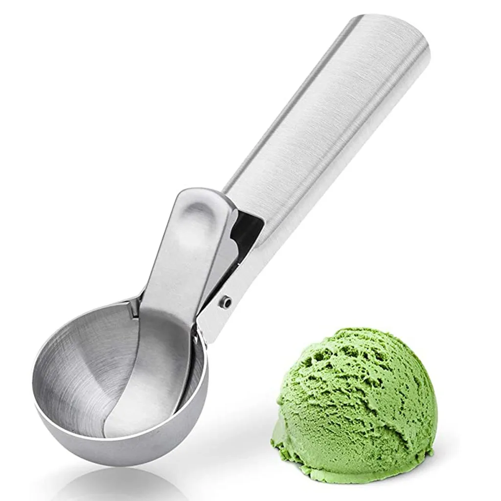 

Ice-cream Scoop Ice Cream Stainless Steel Ice Ball Maker Frozen Yogurt Cookie Dough Meat Balls Ice Cream Watermelon Spoon#Y30