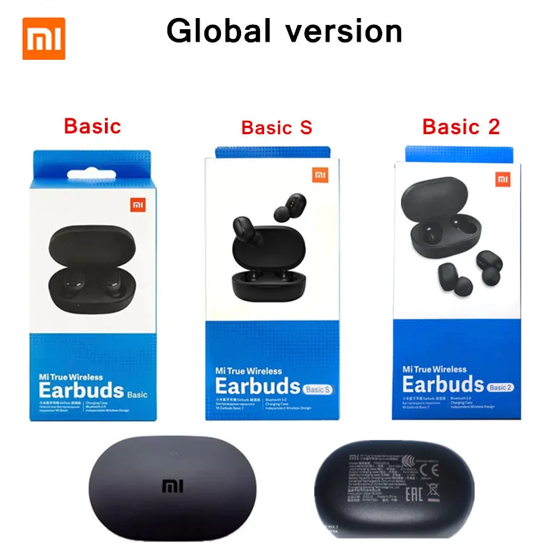 Оригинальные беспроводные наушники Xiaomi Redmi AirDots глобальная версия Mi True базовые TWS