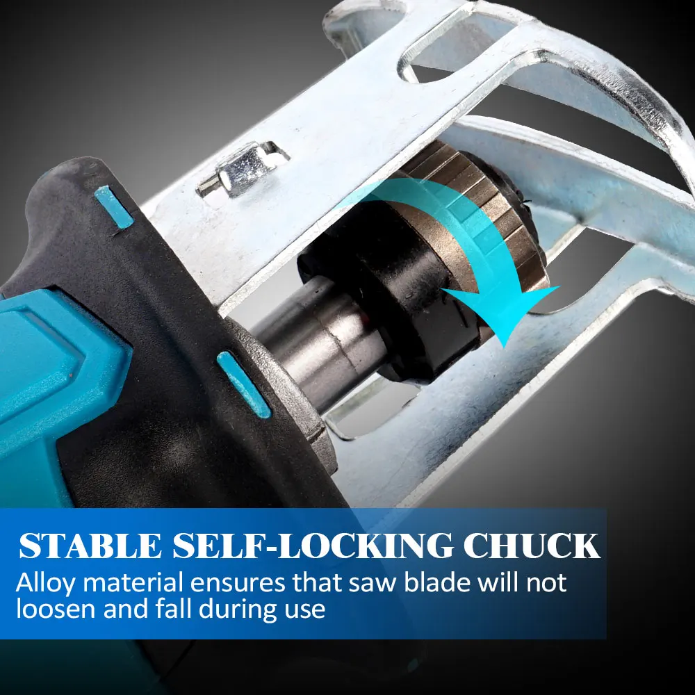 18V Cordless Reciprocating Saw Portable Replacement Electric for Makita Battery with Lithium Mini Table | Инструменты