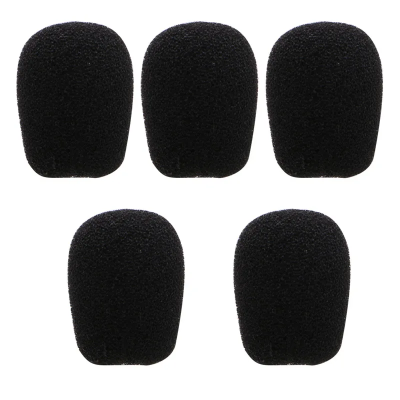 

5pcs Headset Replacement Foam Microphone Cover Telephone Headset Mic Cover Microphone Windscreen Windshied Headset Foam