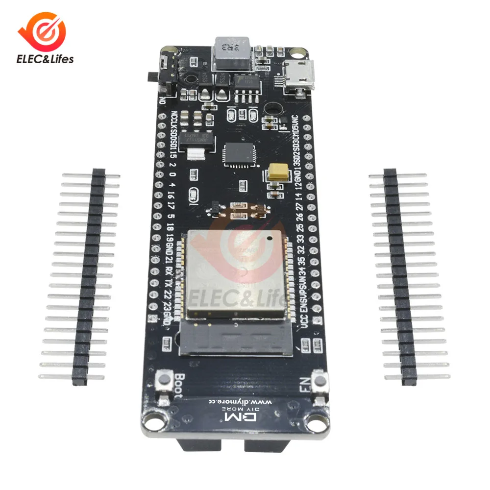 Беспроводная макетная плата ESP32 Двухрежимная Wi Fi Bluetooth модуль CP2104 с диагональю 18650