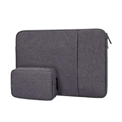 Dark gray sets Водонепроницаемый полиэстеровый Чехол-сумка 14 15,6 дюймов для Macbook Air 13 Pro 15 сумка для ноутбука Xiaomi Asus lenovo чехол для ноутбука - Цвет: Dark gray sets