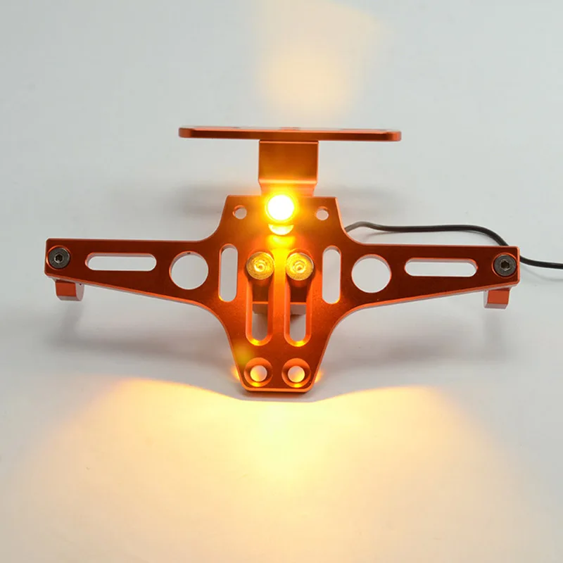 Универсальный Регулируемый Алюминиевый держатель для номерного знака мотоцикла