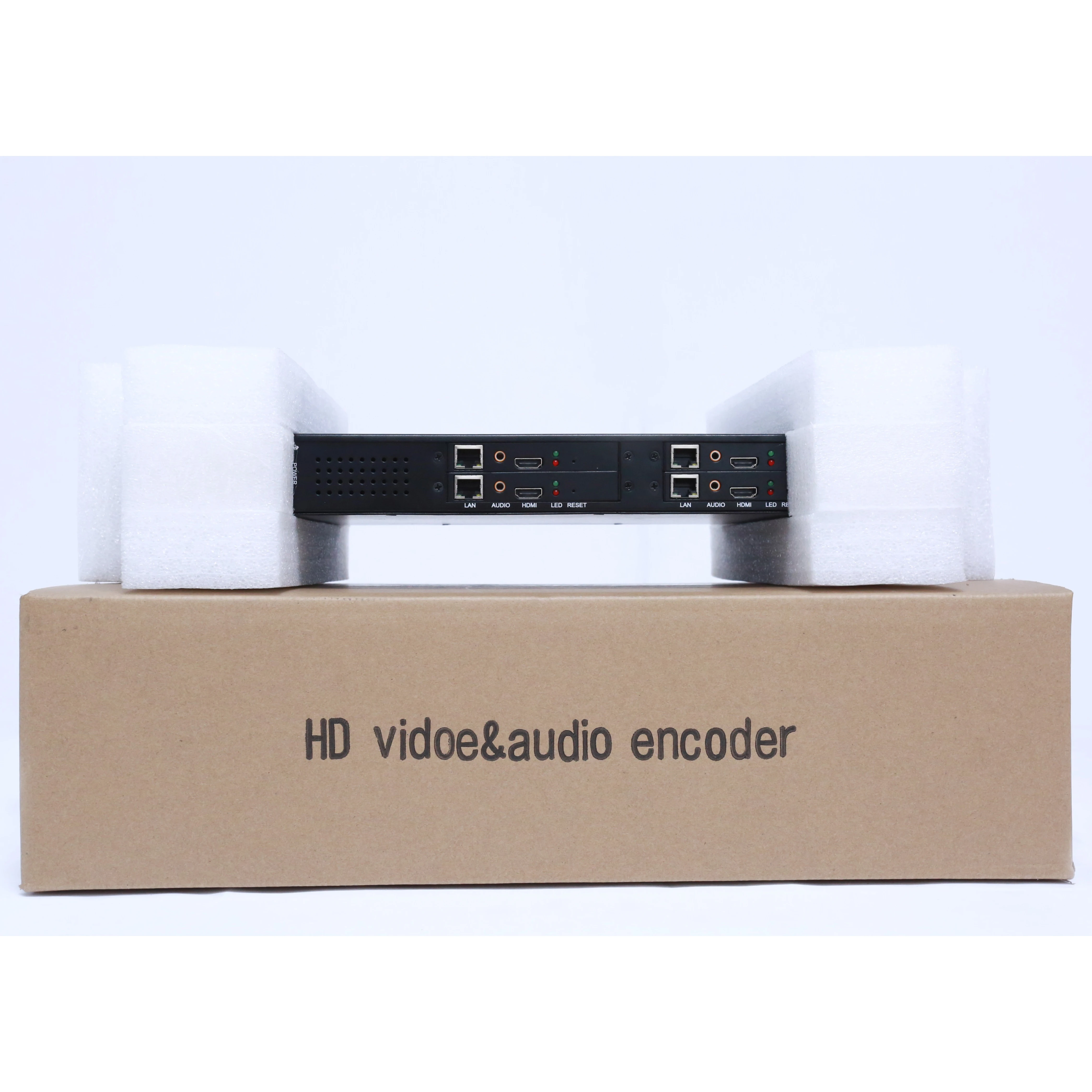 H.265/H.264 4 HDMI аудио видео кодировщик потоковый Iptv поддержка HTTP RTSP RTMP UDP HLS ONVIF IP