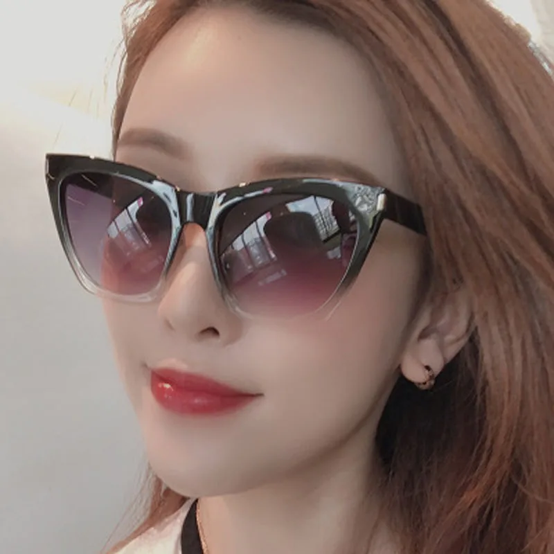

Fashion Cat Eye Sunglasses Women Brand Designer Luxury Sun Glasses for Women Square Oversized Shades Female Lady Eyewear UV400