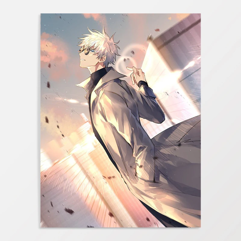 

Home Decor Gojo Satoru Canvas Painting HD Print Jujutsu Kaisen Pictures Bedroom Bedside Background Wall Art Modular Anime Poster