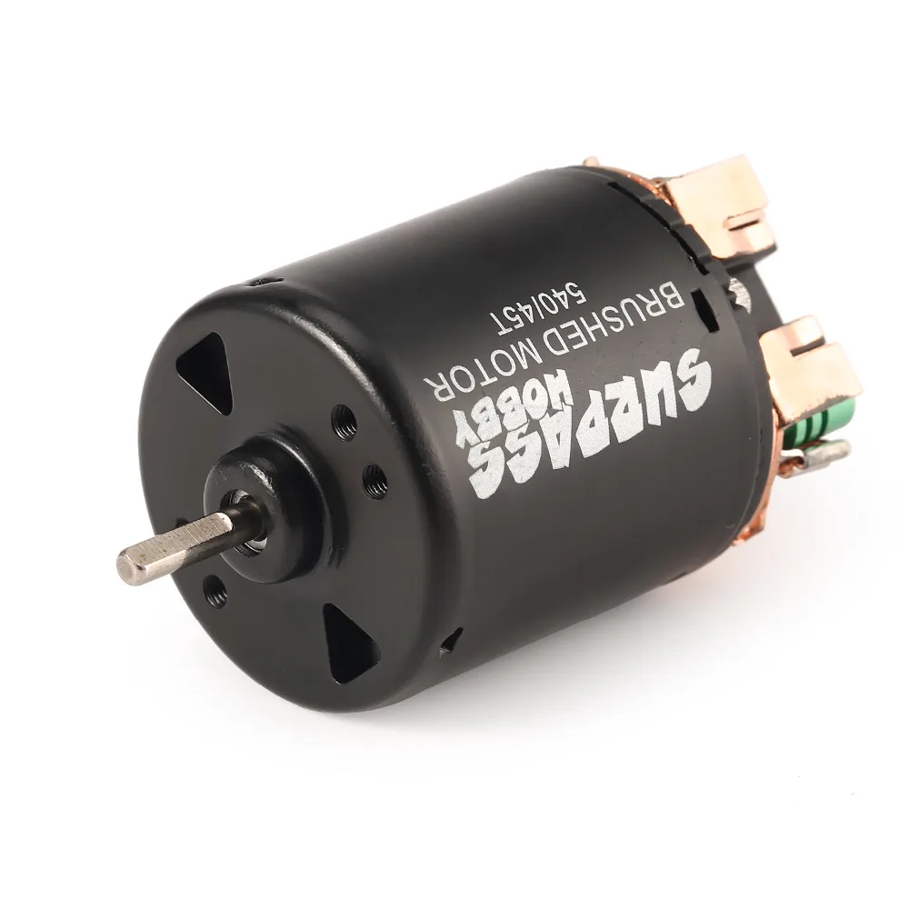 

Surpass Hobby 540 45T Brushed Motor 3.175mm Shaft for 1/10 RC Off-road Racing Car Vehicle Part Accessories