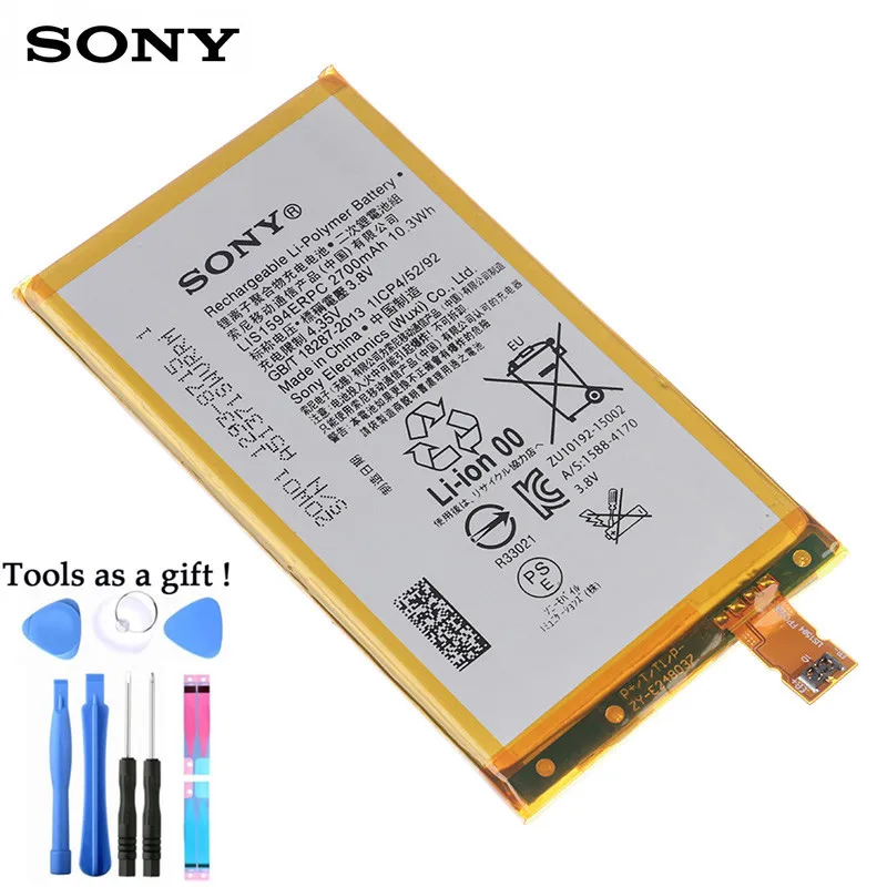 Оригинальный сменный аккумулятор Sony для SONY Xperia Z5C Z5 mini E5823 z5 compact LIS1594ERPC