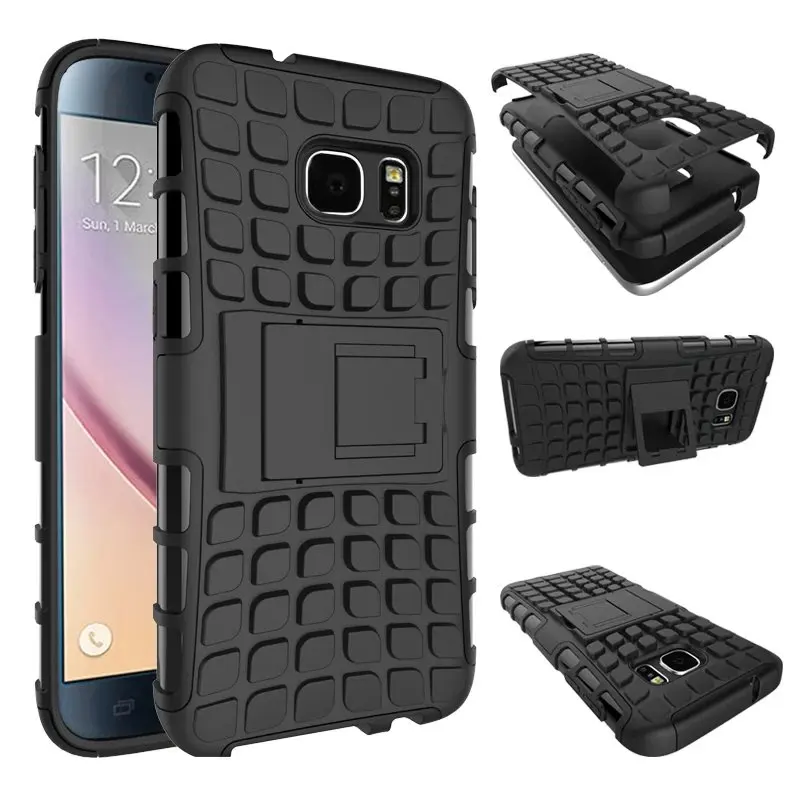 Heavy Duty Armor Shockproof Hard Hybird Silicone Phone Case for Samsung Galaxy S8 Plus S7 S6 Edge S5 S4 A3 A5 A7 J1 J3 2016 G530 | Мобильные