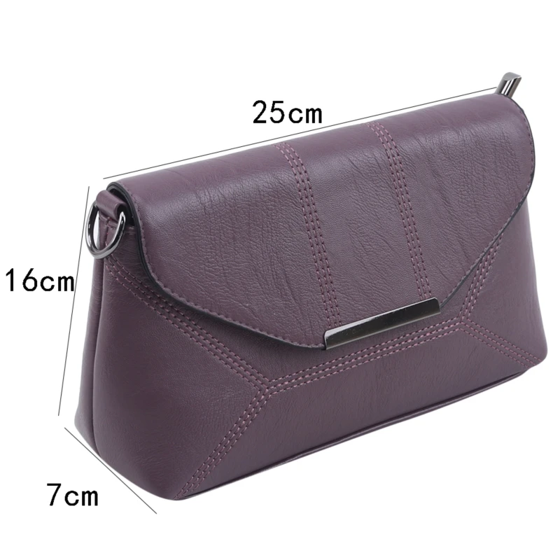 

Women Shoulder Bags Summer New Korean Version Messenger Bag Handbag Wild Solid Color PU Polyester Soft Leather Shoulder Bag