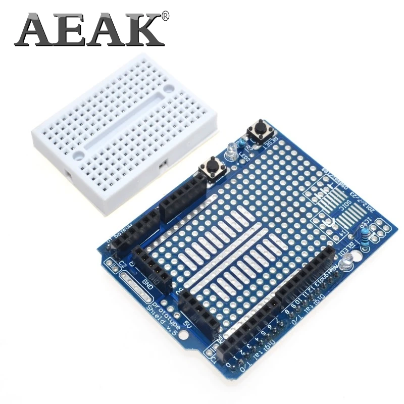 Бесплатная доставка 10 шт. макетная плата UNO Proto Shield с SYB 170 для ARDUINO UNO|proto board|arduino uno