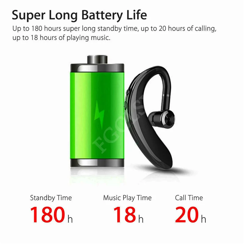 FGCLSY Bluetooth беспроводные наушники деловая телефонная гарнитура с микрофоном шумоподавление спортивные наушники для iPhone
