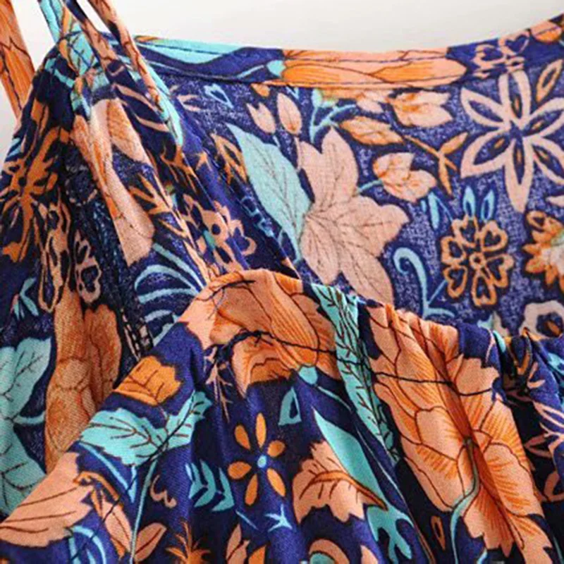 Женское винтажное платье на бретельках плиссированное пляжное средней длины с