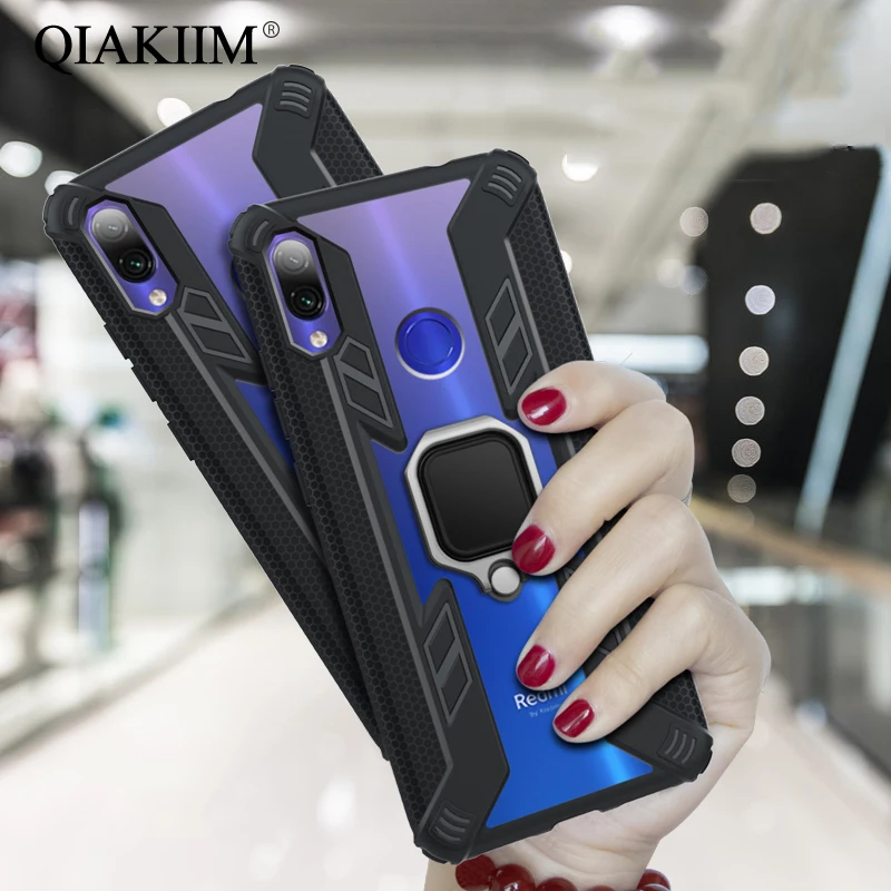 Роскошный защитный чехол Shcokrpoof для Xaio mi 8 Lite Red Note 7 K20 Pro силиконовый с магнитным