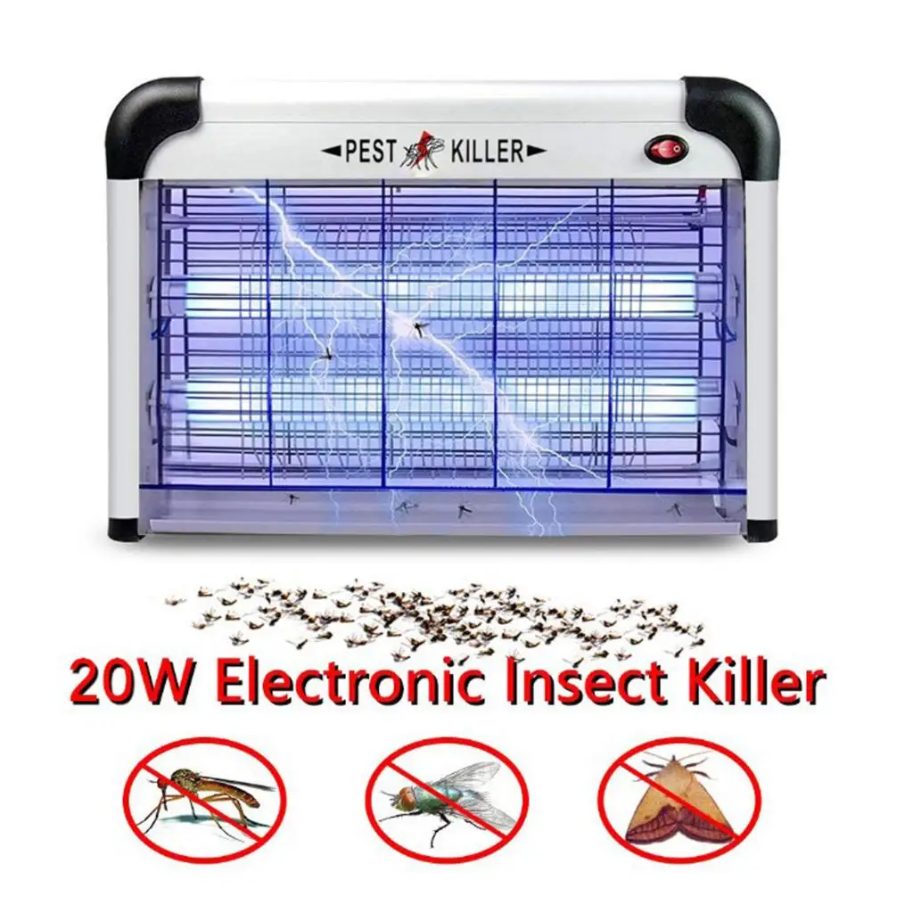 

Electric Mosquito Killer Insect Zapper Trap Catcher 20w UV Lamp