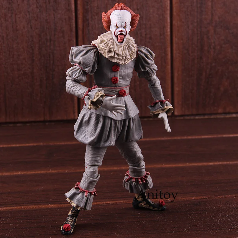 NECA Pennywise Стивен Кинг это Клоун фильм ужасов куклы ПВХ фигурка Коллекционная модель игрушки