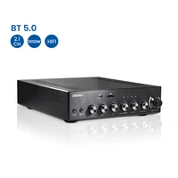 brzhifi hifi bt 5 0 audio 2 1 channel amplifier stk412 subwoofer amp treble and bass adjustment 200%c3%972600w home theater system