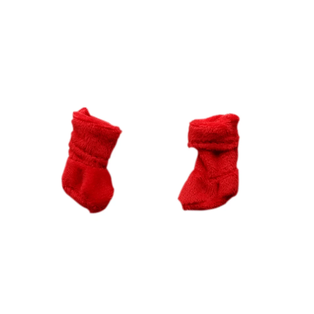 Conjunto de ropa de Santa Couture para mu&ntilde;ecas elfo, conjunto de Bata roja, accesorios de juguetes tradicionales navide&ntilde;os-4