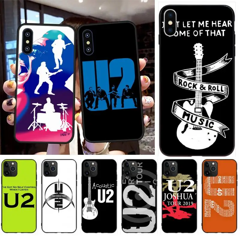NBDRUICAI рок музыка U2 ирландский Мягкий Силиконовый ТПУ чехол для телефона iPhone 11 pro XS