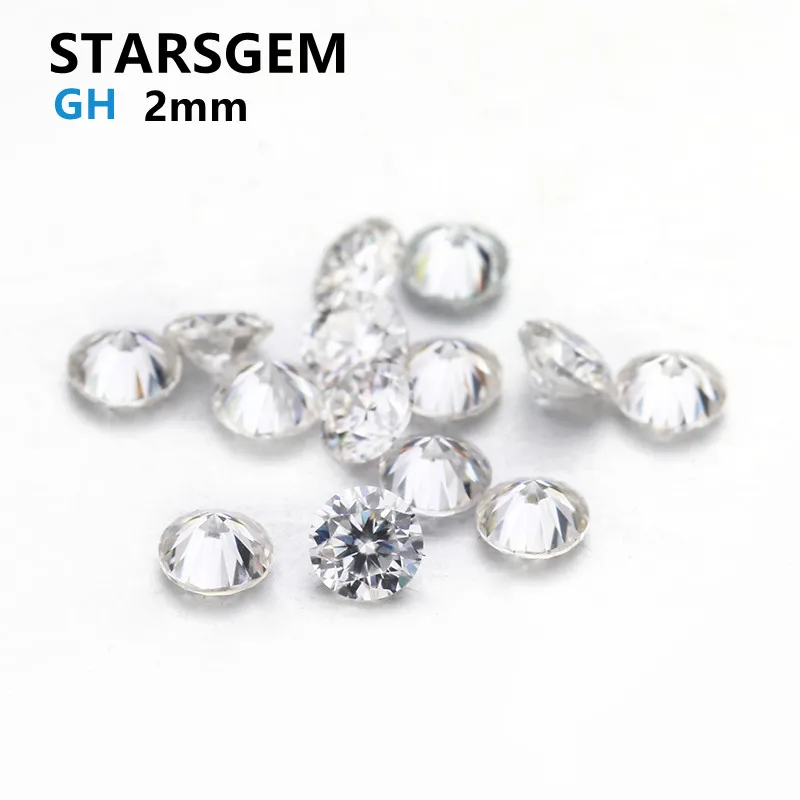 Всего 1 карат в упаковке небольшой размер проверенный положительный 2 0 мм GH