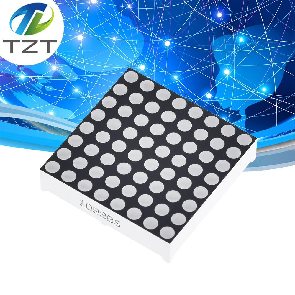 Мини точечная матрица TZT 8x8 8*8 светодиодный дисплей Красный общий анод цифровая