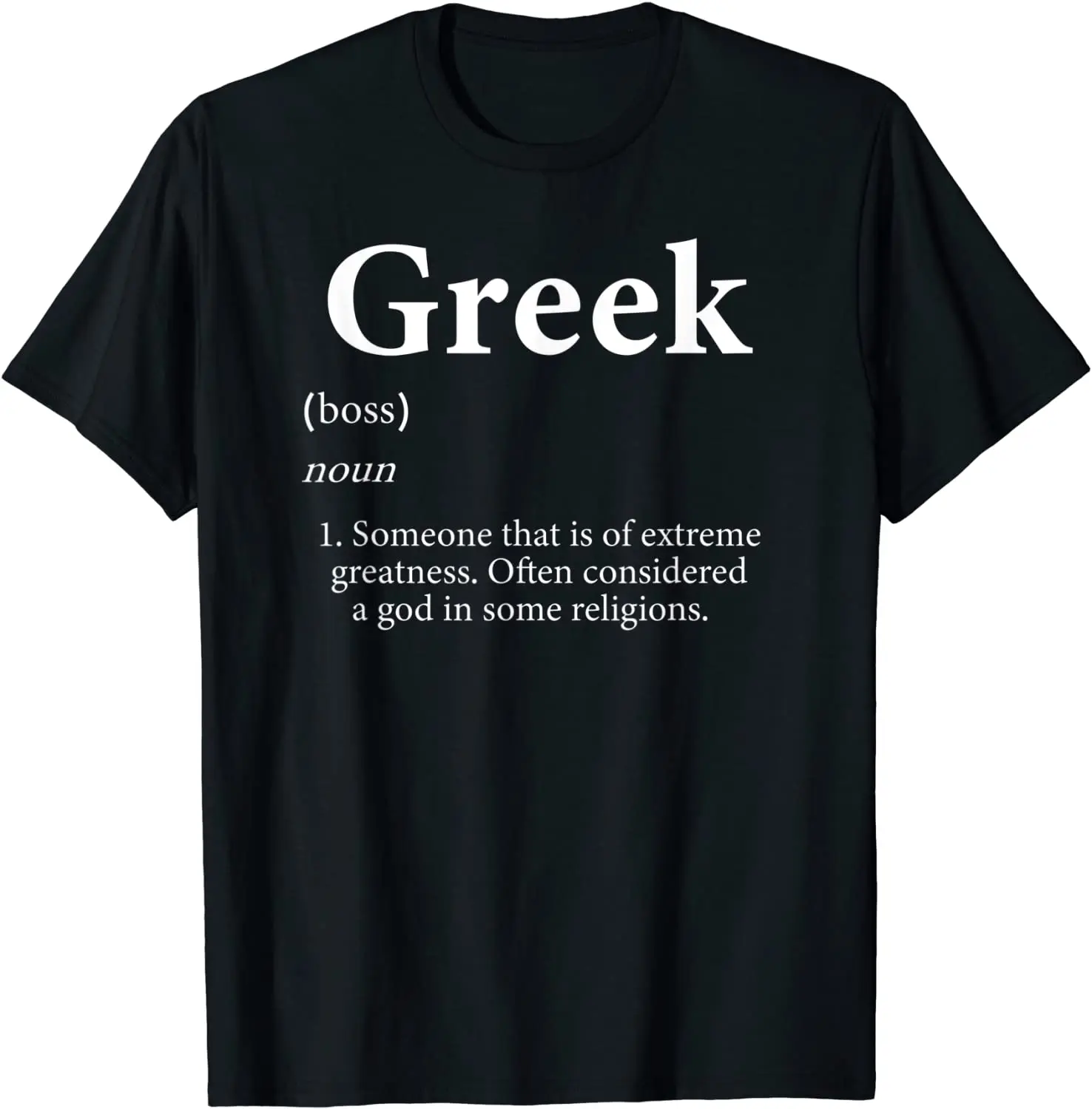 

Greek Definition Personalized Greece Name Costume for Greek T-Shirt