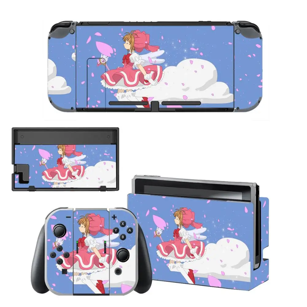 

Card Captor Sakura Screen Protector Sticker Skin for Nintendo Switch NS Console Dock Charger Stand Holder Joy-con Controller