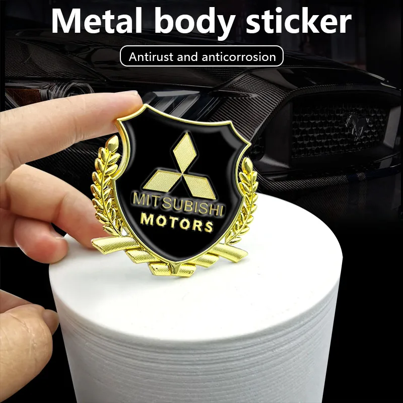 Логотип автомобиля украшение пшеничные уши боковая этикетка кузов наклейка для